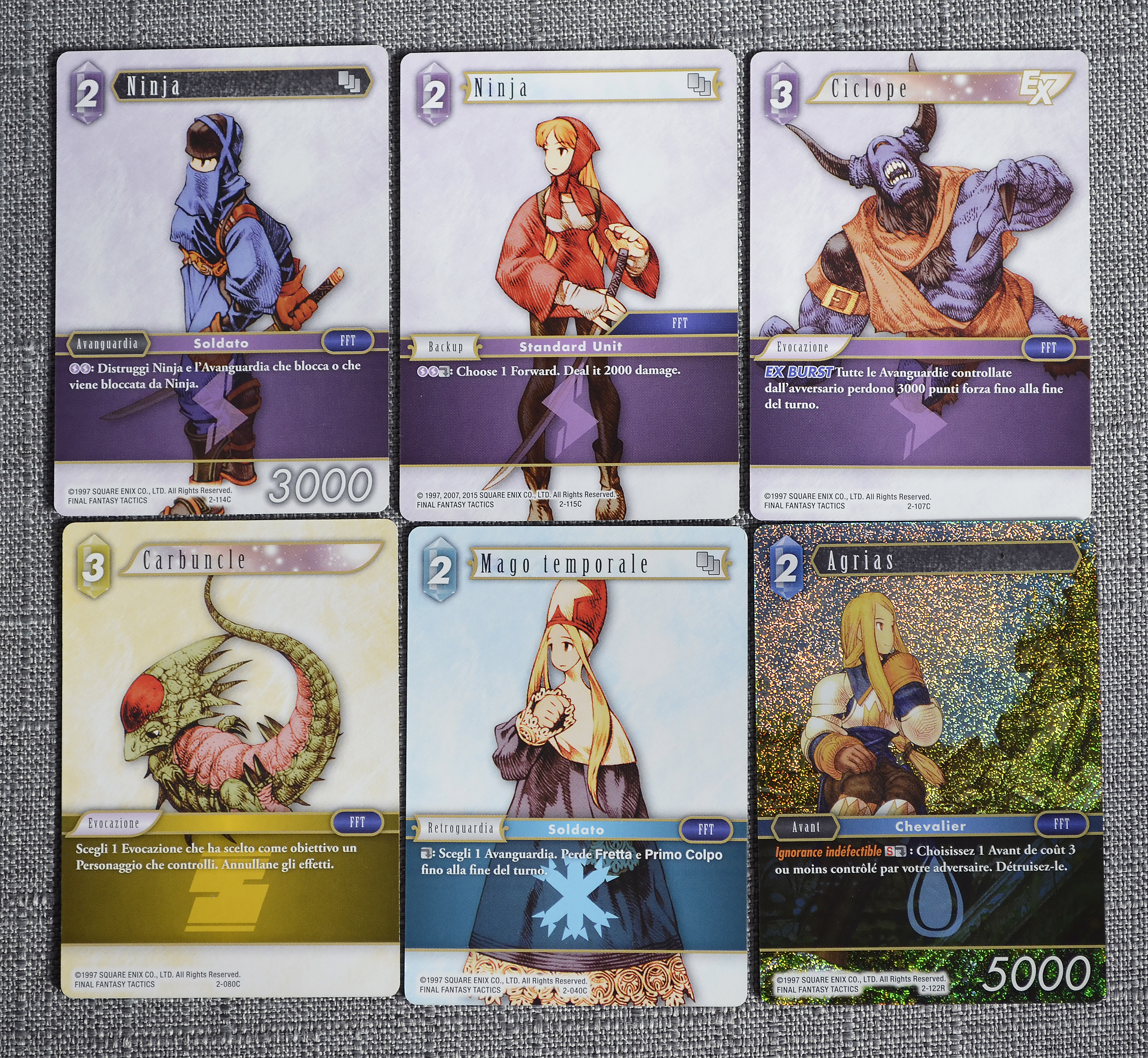 OPUS II - Character Cards