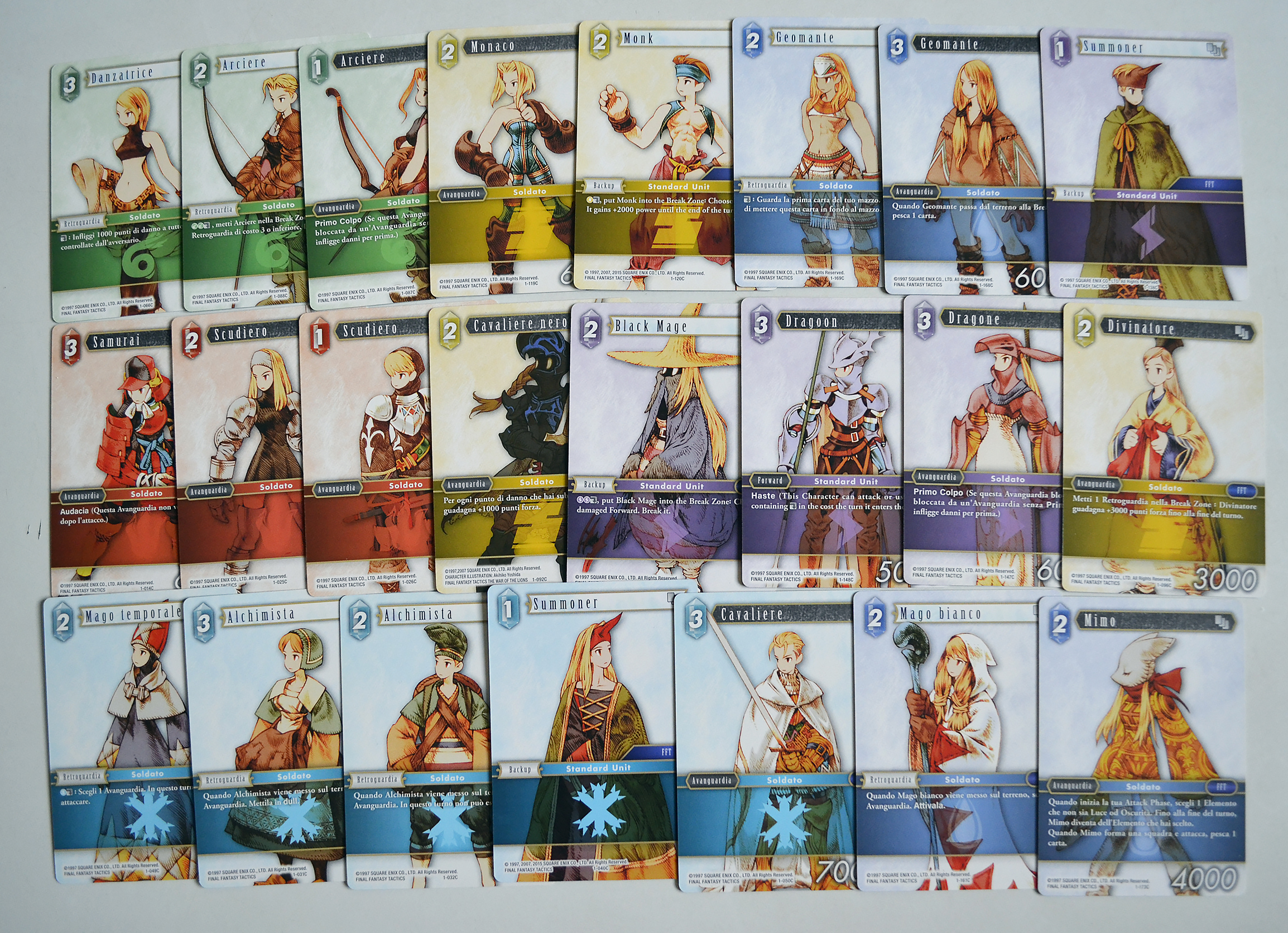 OPUS I - Character Cards